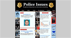 Desktop Screenshot of policeissues.com