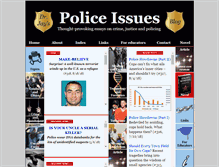 Tablet Screenshot of policeissues.com